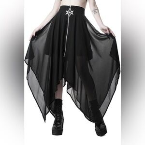 Killstar Sacred Sixx Maxi Skirt size L Brand New